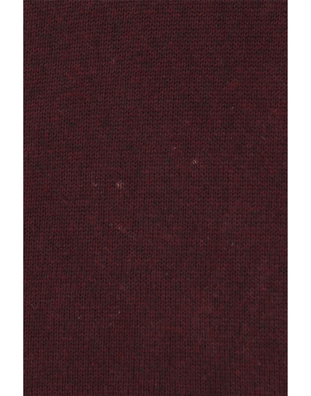 FAT FACE Maglione da uomo con zip e collo grande in cotone bordeaux