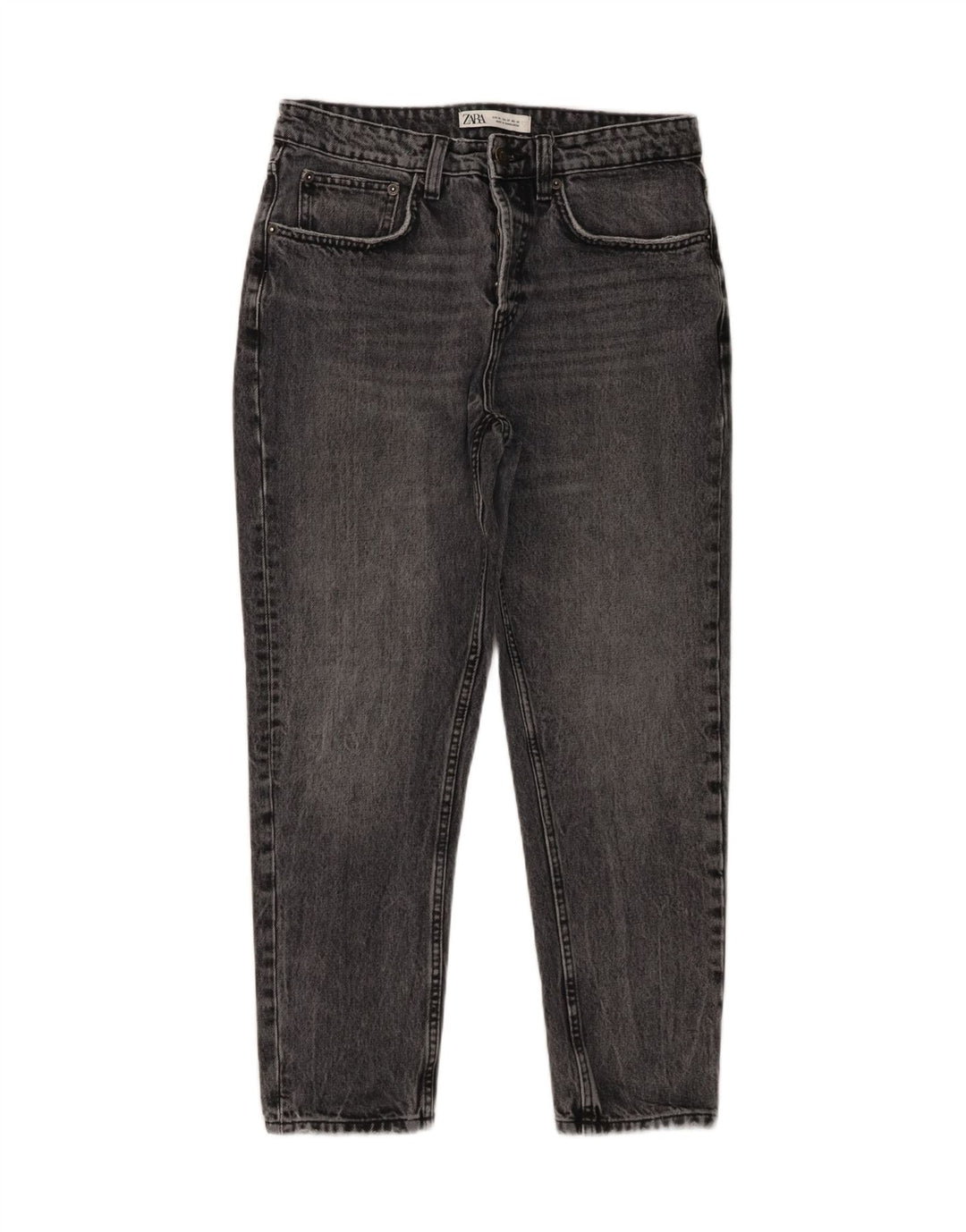 Jeans slim da uomo Zara EU 38 Small W30 L26 Cotone grigio