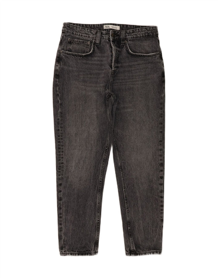 Jeans slim da uomo Zara EU 38 Small W30 L26 Cotone grigio