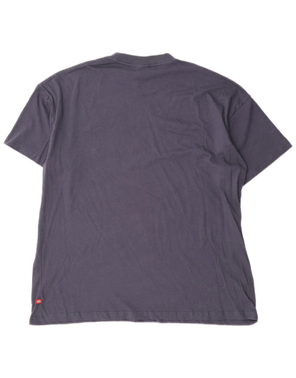 Dickies T-shirt da uomo vestibilità regolare Top XL in cotone blu navy