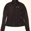 Giacca da tuta da donna PUMA UK 14 poliestere medio nero maculato