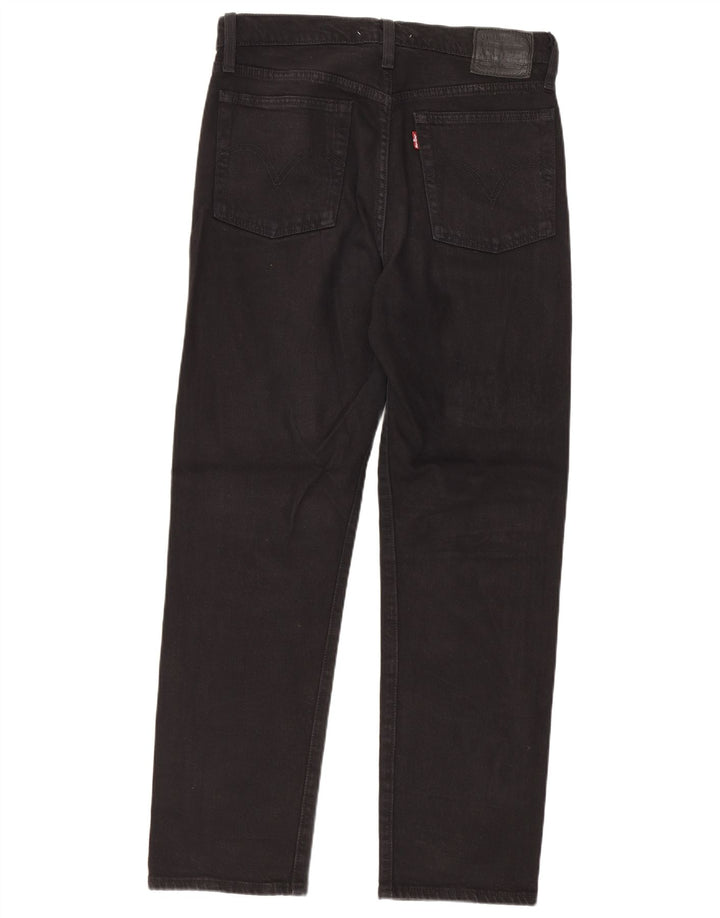 Jeans dritti Wedgie da donna Levi's W26 L28 cotone nero