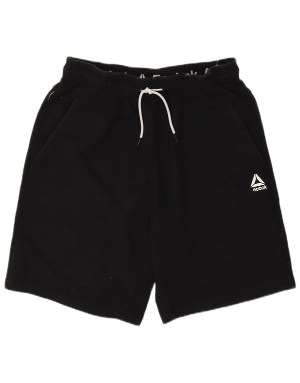 Reebok Mens Sport Shorts Medium  Black Cotton