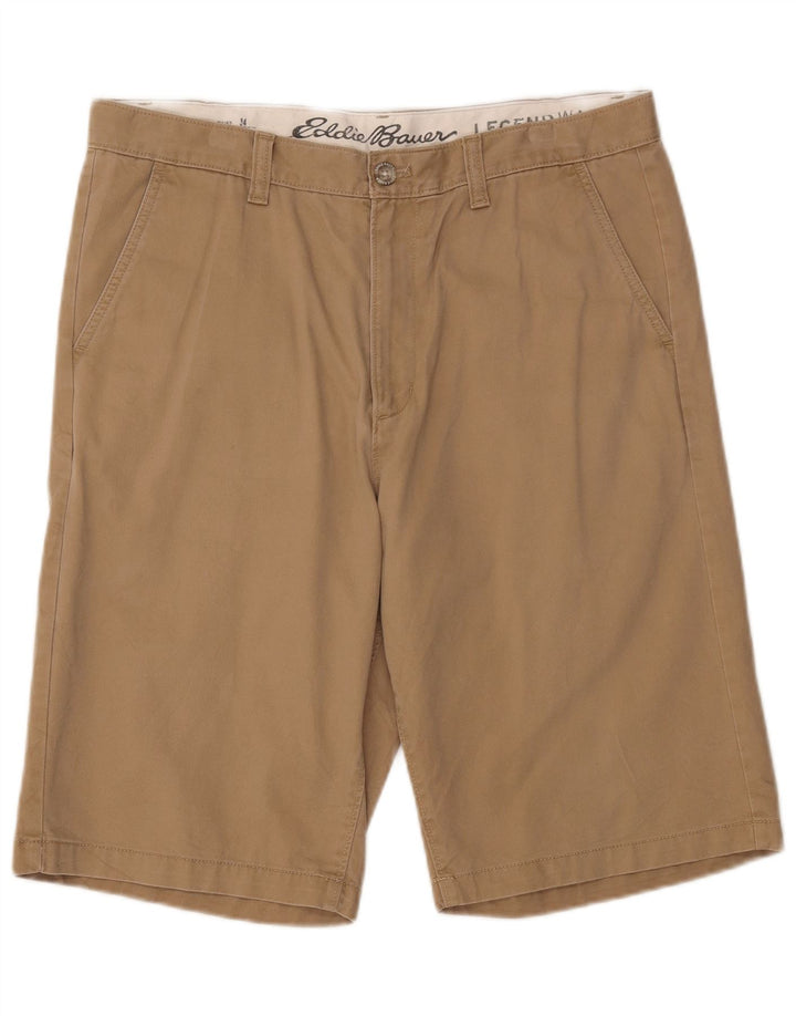 Pantaloncini chino da uomo EDDIE BAUER W34 grandi in cotone beige