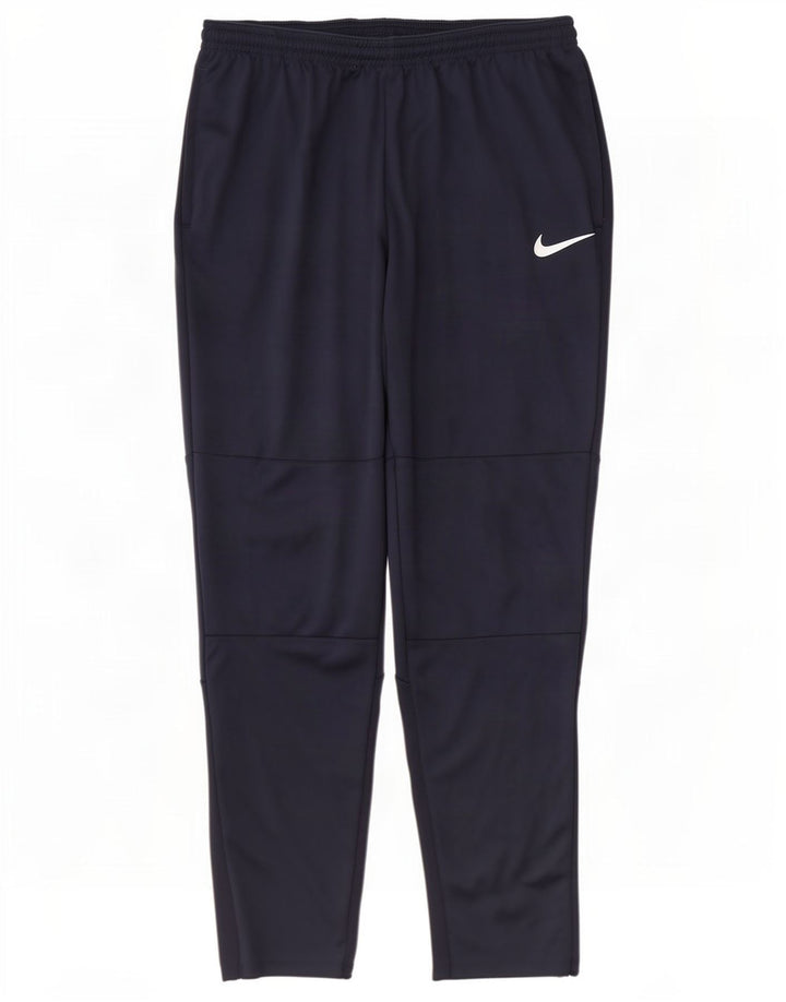 Pantaloni da tuta Nike Dri Fit da uomo XL in poliestere blu navy