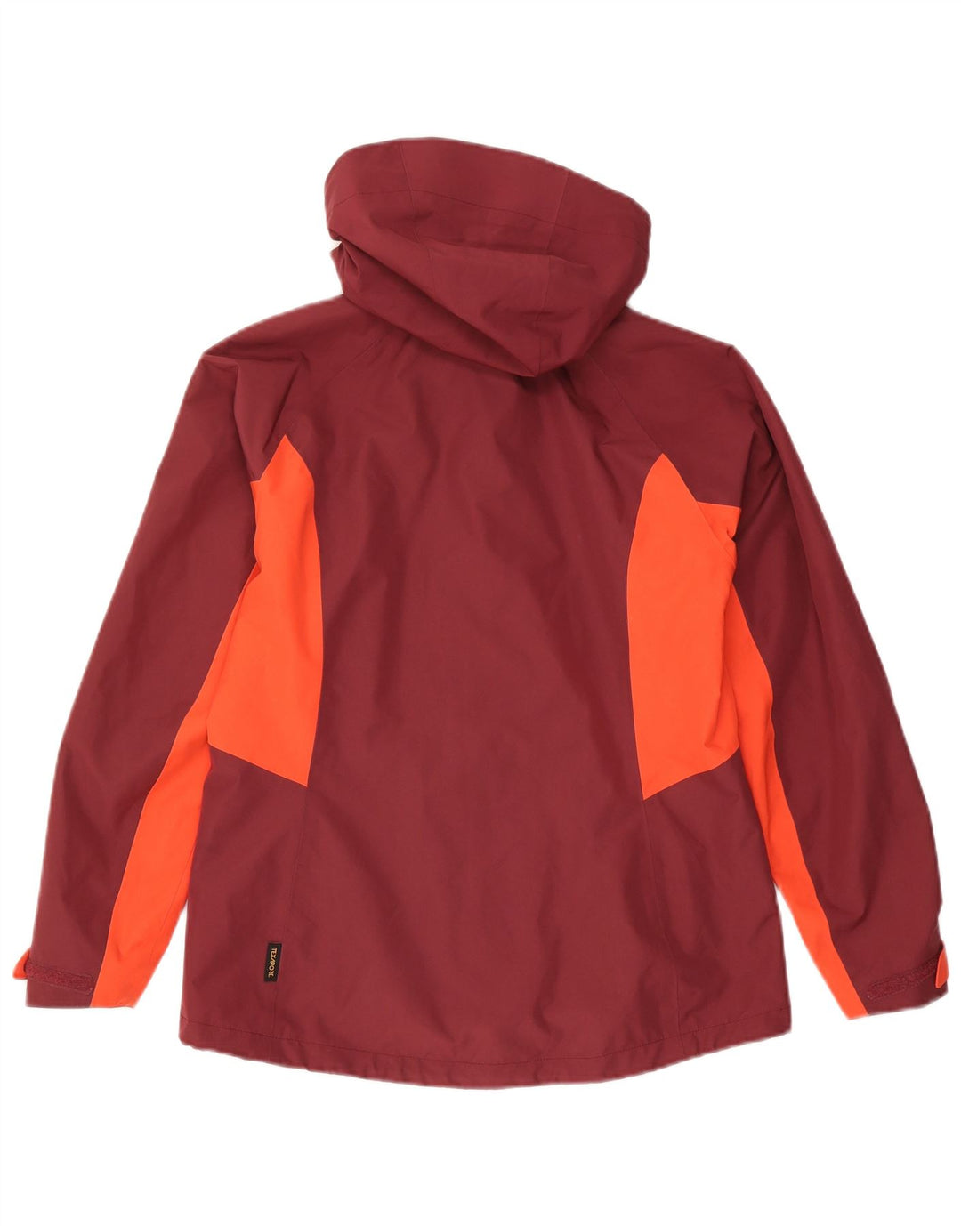 Giacca antipioggia da donna Jack Wolfskin UK 10/12 Colorblock medio bordeaux