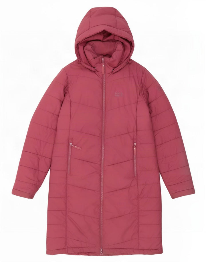 Cappotto imbottito con cappuccio da donna Mountain Warehouse UK 8/10 piccolo poliestere rosa