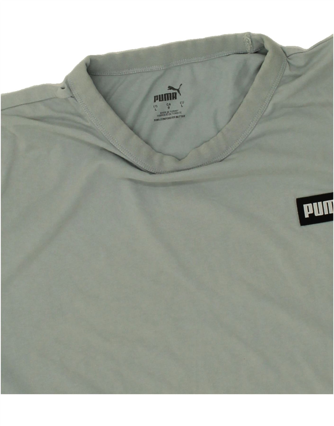 PUMA Mens T-Shirt Top Large Blue Cotton Vintage Puma and Second-Hand Puma from Messina Hembry 