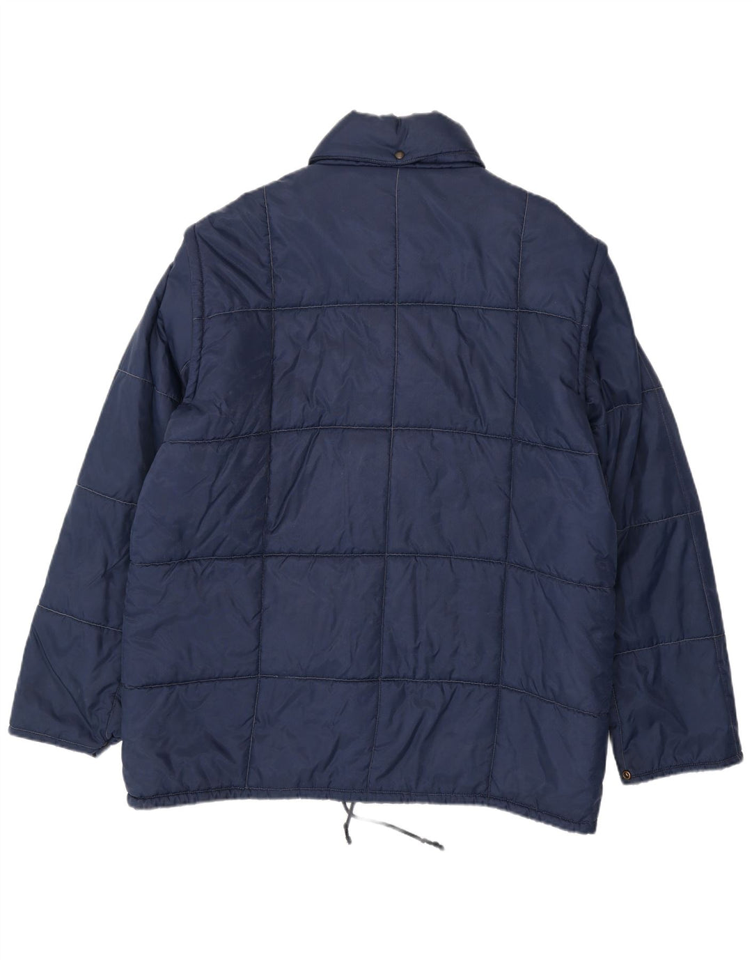 Giacca imbottita da uomo vintage UK 42 XL blu navy