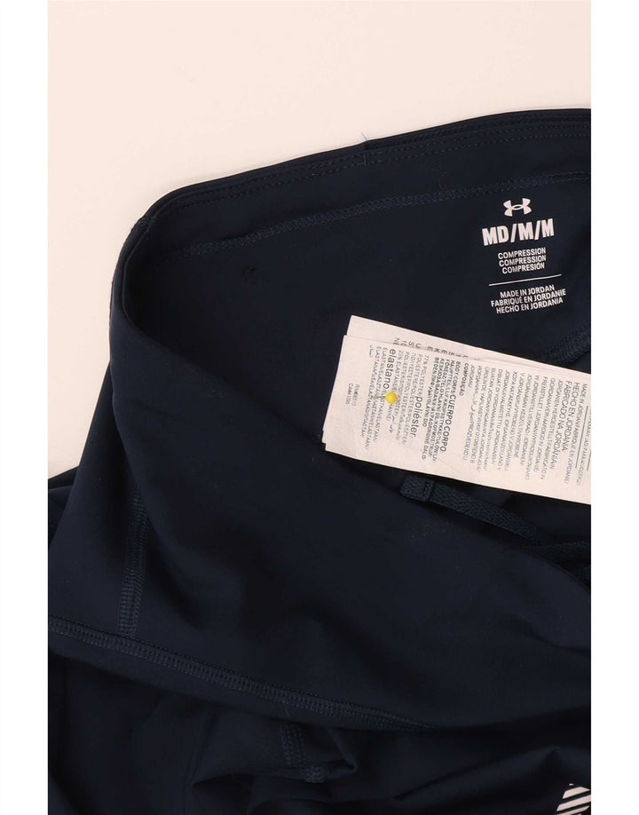 Leggings grafici da donna Under Armour UK 12 medio poliestere blu navy