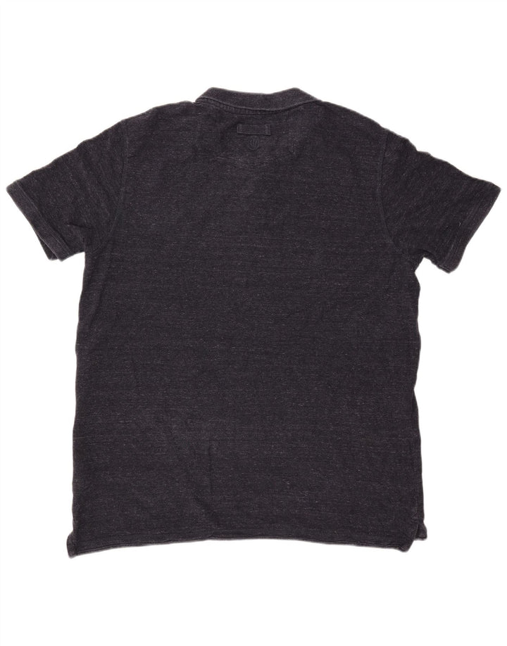 Polo da uomo FAT FACE 2XL cotone screziato blu navy