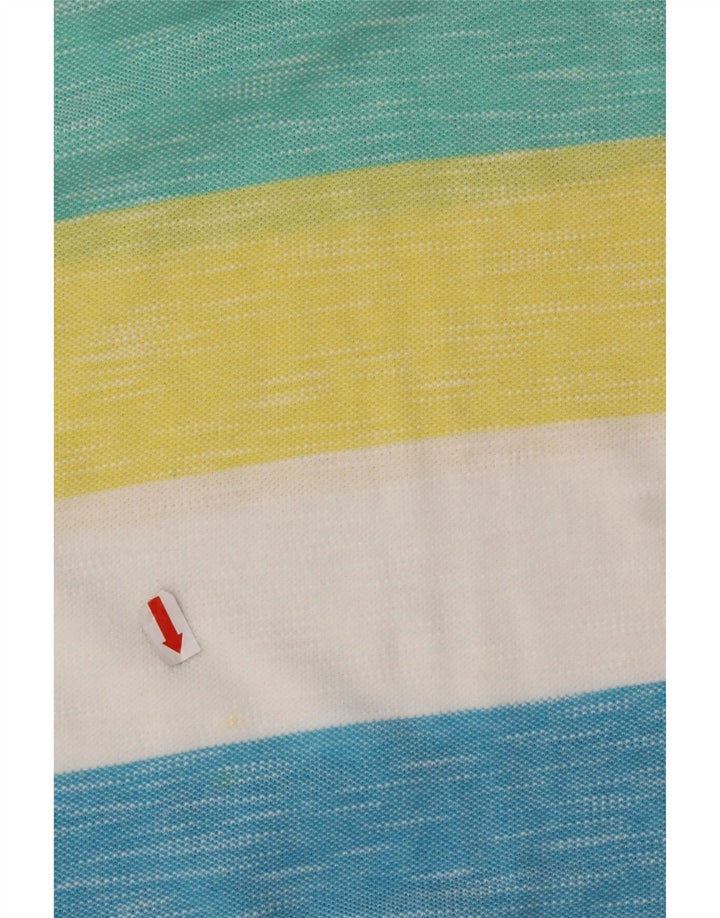 Polo da uomo HARMONT & BLAINE grande in cotone a righe multicolori