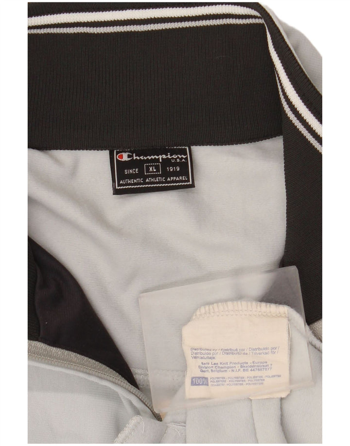 Giacca da tuta da uomo CHAMPION XL Poliestere grigio