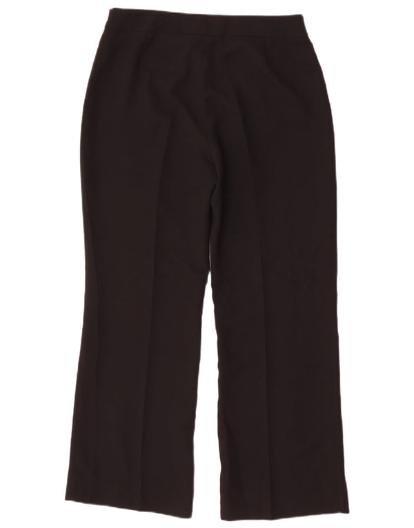 Pantaloni casual affusolati da donna Zara EU 42 Large W32 L28 Poliestere nero