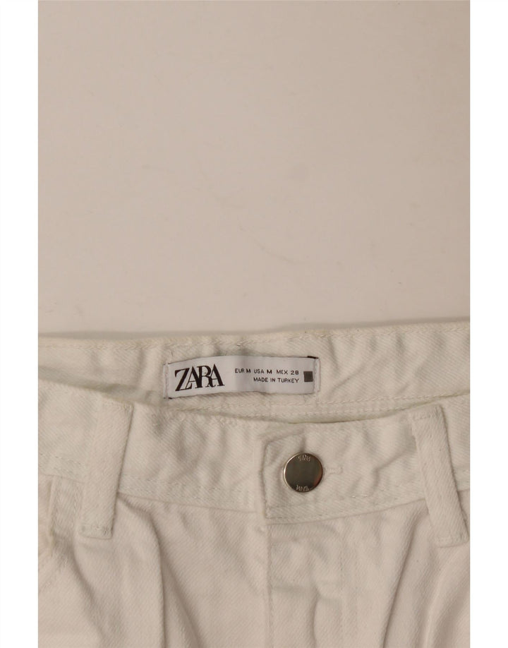 Gonna lunga in denim Zara da donna media W30 bianca