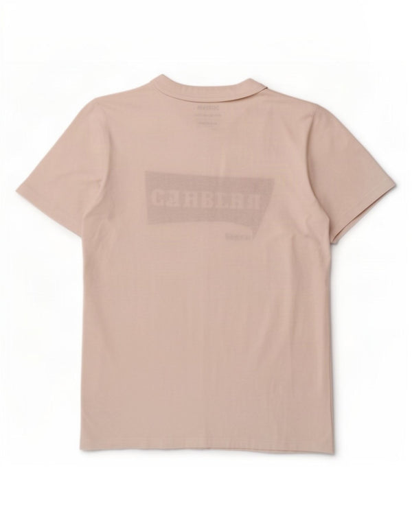 T-shirt grafica da uomo Carrera Top in cotone bianco medio