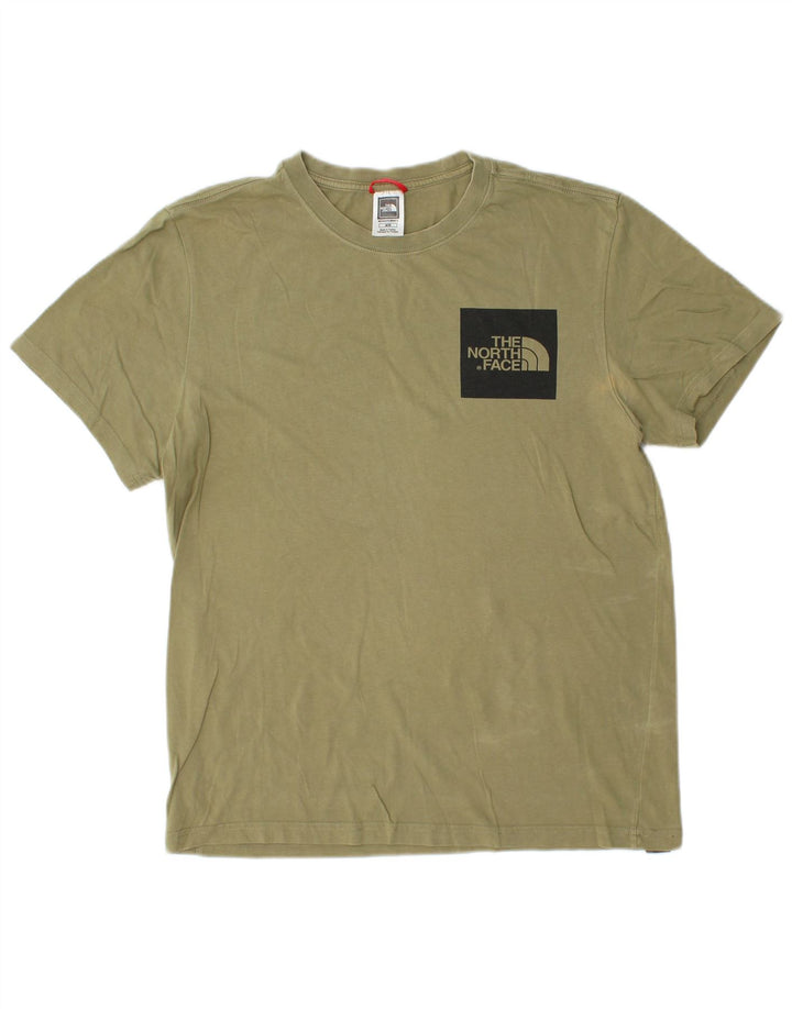 THE NORTH FACE T-shirt da uomo Top in cotone kaki medio