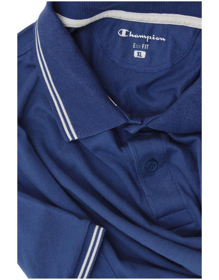 Polo da uomo Easy Fit CHAMPION XL Blu