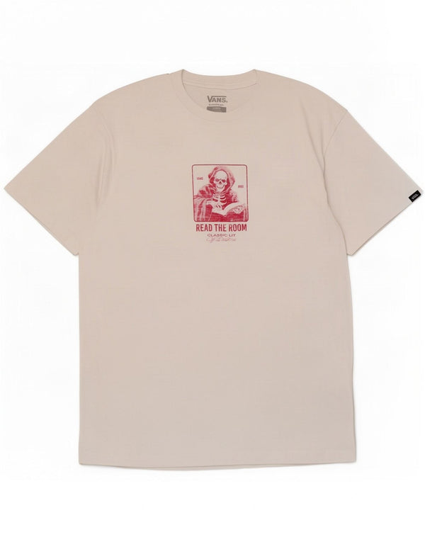 T-shirt grafica da uomo con vestibilità classica Vans, cotone bianco medio