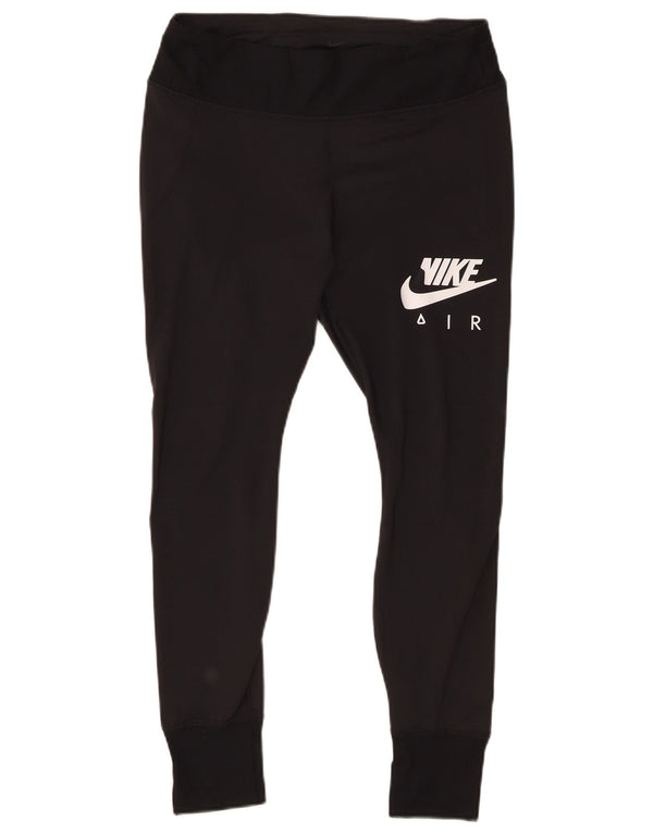Leggings grafici da donna Nike UK 14 grande poliestere nero
