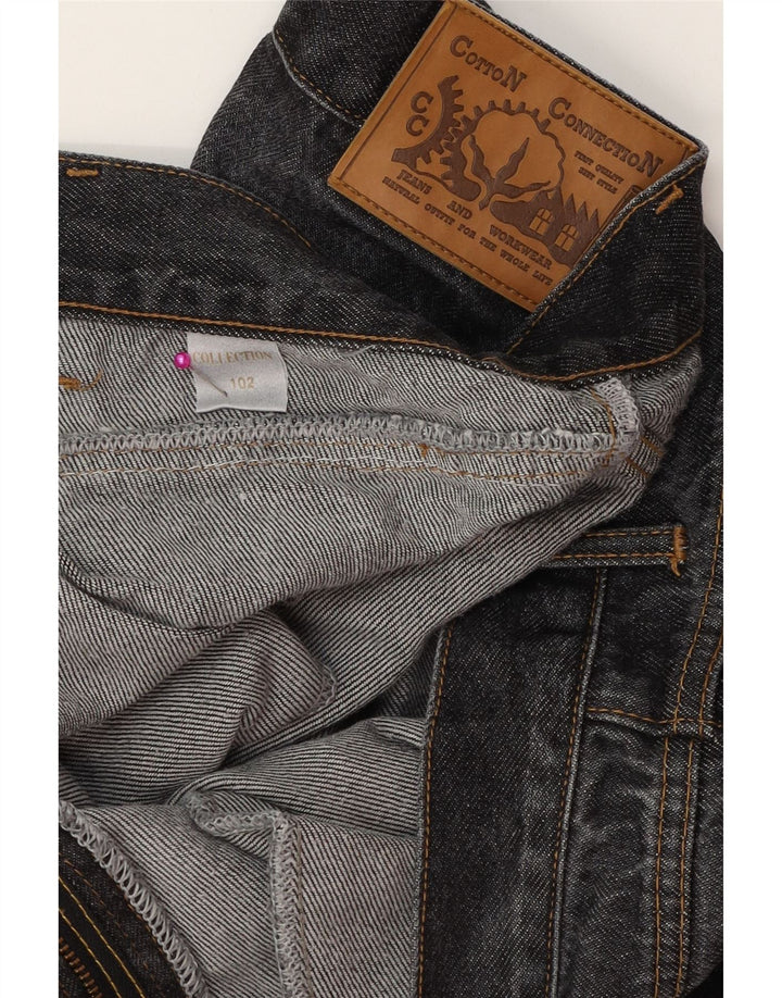 Jeans affusolati cargo da uomo vintage W33 L34 in cotone grigio