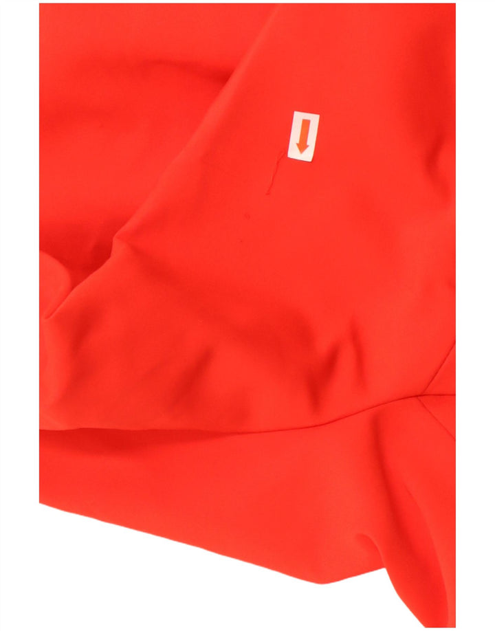 Giacca blazer a 1 bottone da donna Zara UK 38 acetato rosso medio