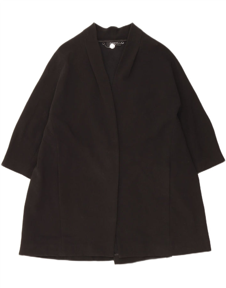 Cappotto oversize aperto da donna Marks & Spencer UK 18 XL Nero