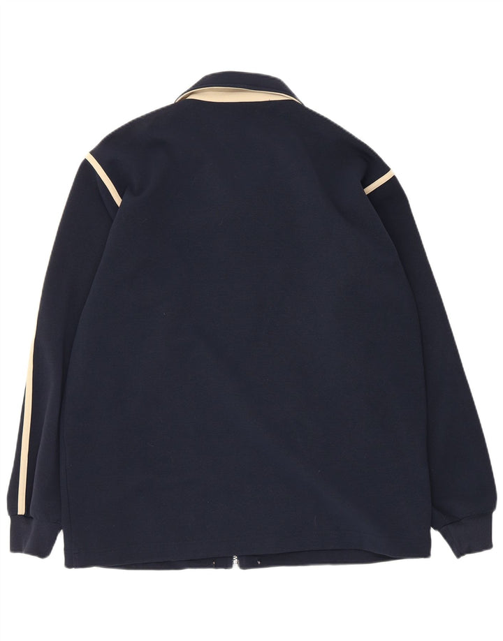 Giacca da tuta da uomo Kappa in poliestere color block medio blu navy