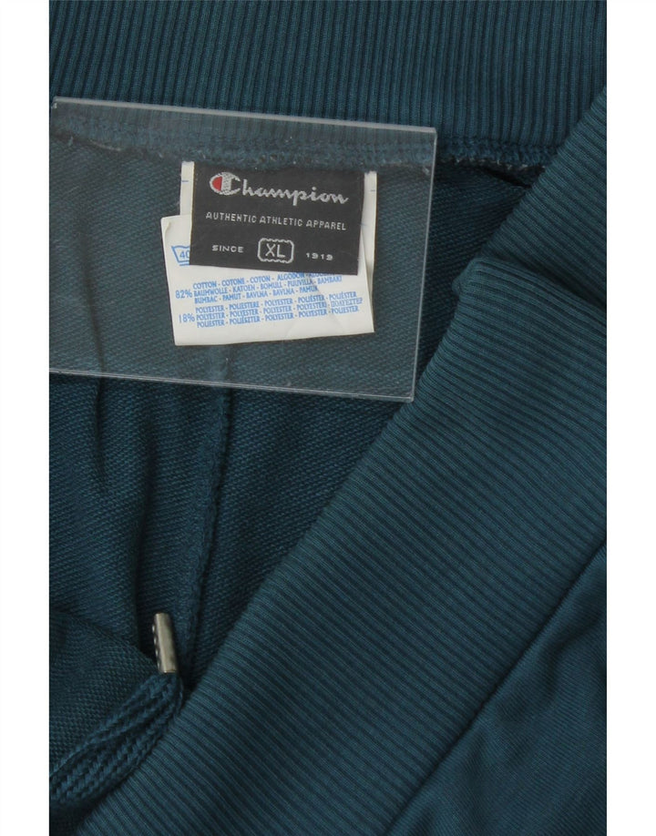 CHAMPION Womens Graphic Tracksuit Trousers Joggers UK 18 XL  Blue Cotton Vintage Champion and Second-Hand Champion from Messina Hembry 