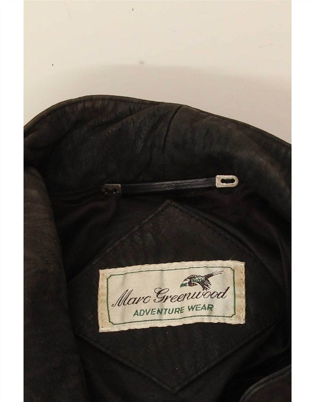 Giacca in pelle vintage da donna UK 18 XL nera