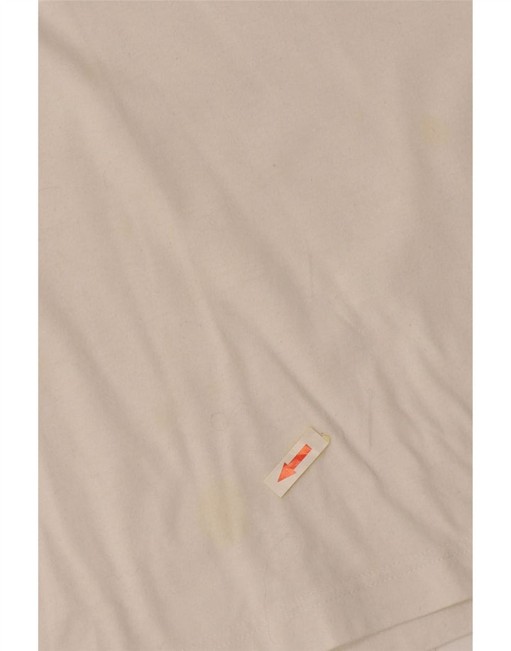 Polo grafica da uomo Sergio Tacchini grande in cotone color block bianco