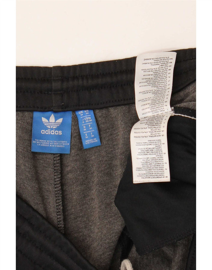 Pantaloncini sportivi da uomo Adidas medi neri in poliestere
