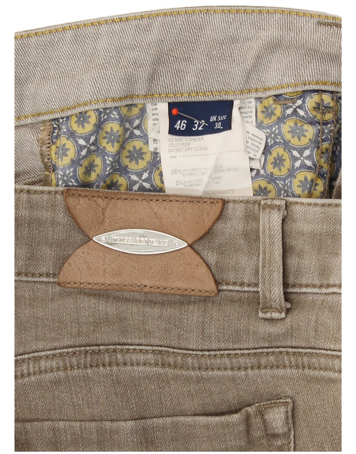 Jeans Slim Donna Trussardi W30 L29 Cotone Beige