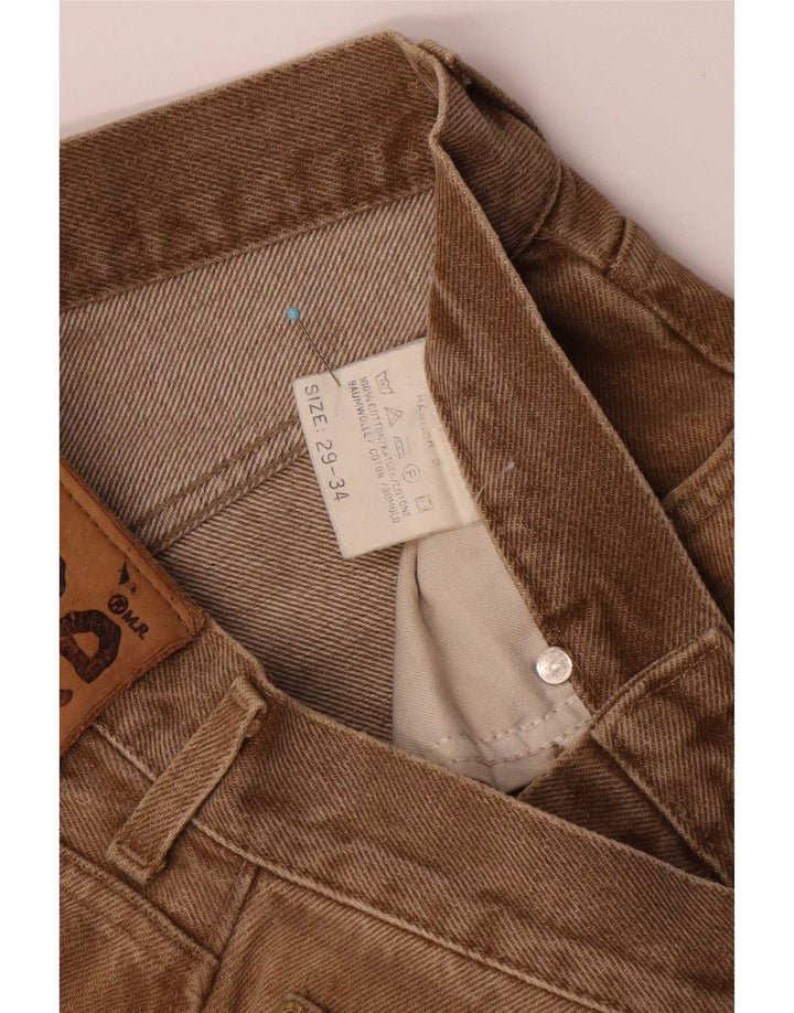 Jeans dritti da donna Lee W29 L28 cotone beige