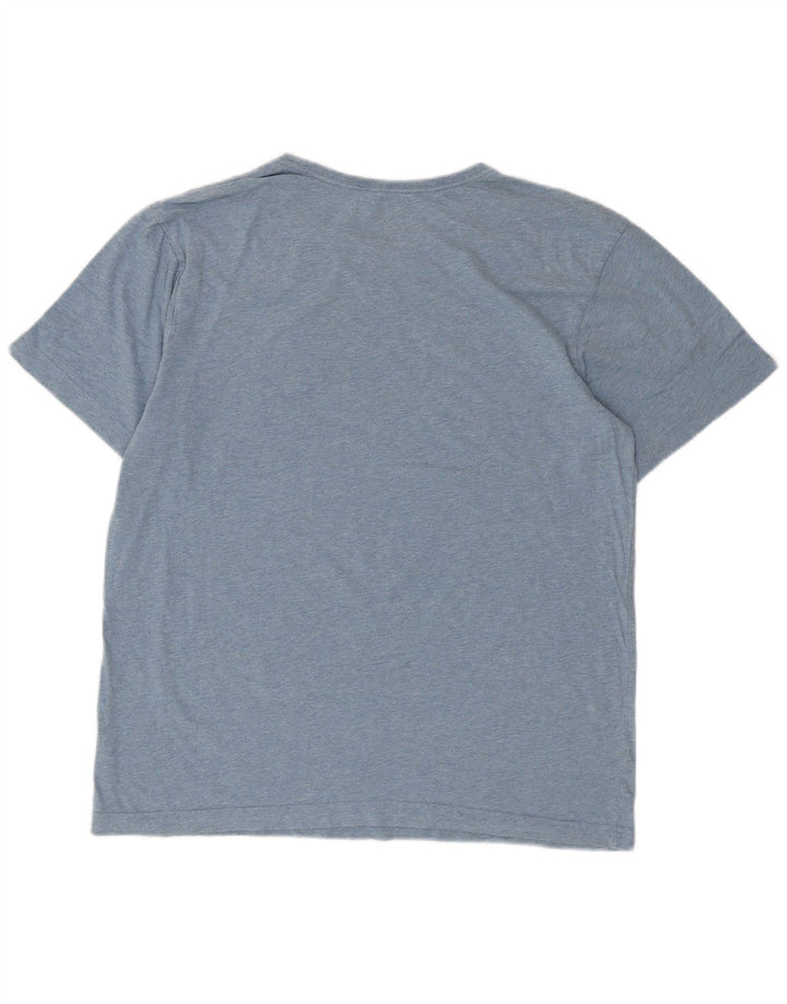 QUIKSILVER Mens Regular Fit Graphic T-Shirt Top Large Blue