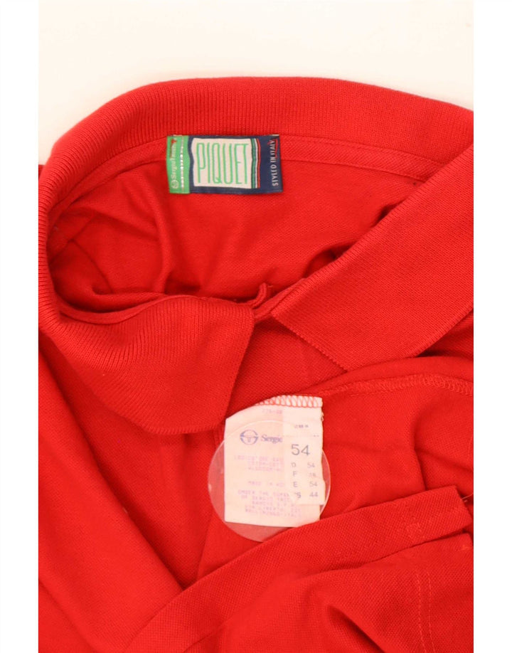 Polo Uomo Sergio Tacchini IT 54 XL Rosso Cotone