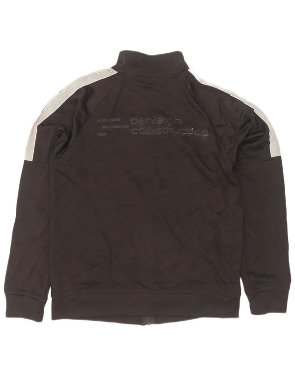 Giacca da ginnastica da uomo Umbro grande in poliestere nero