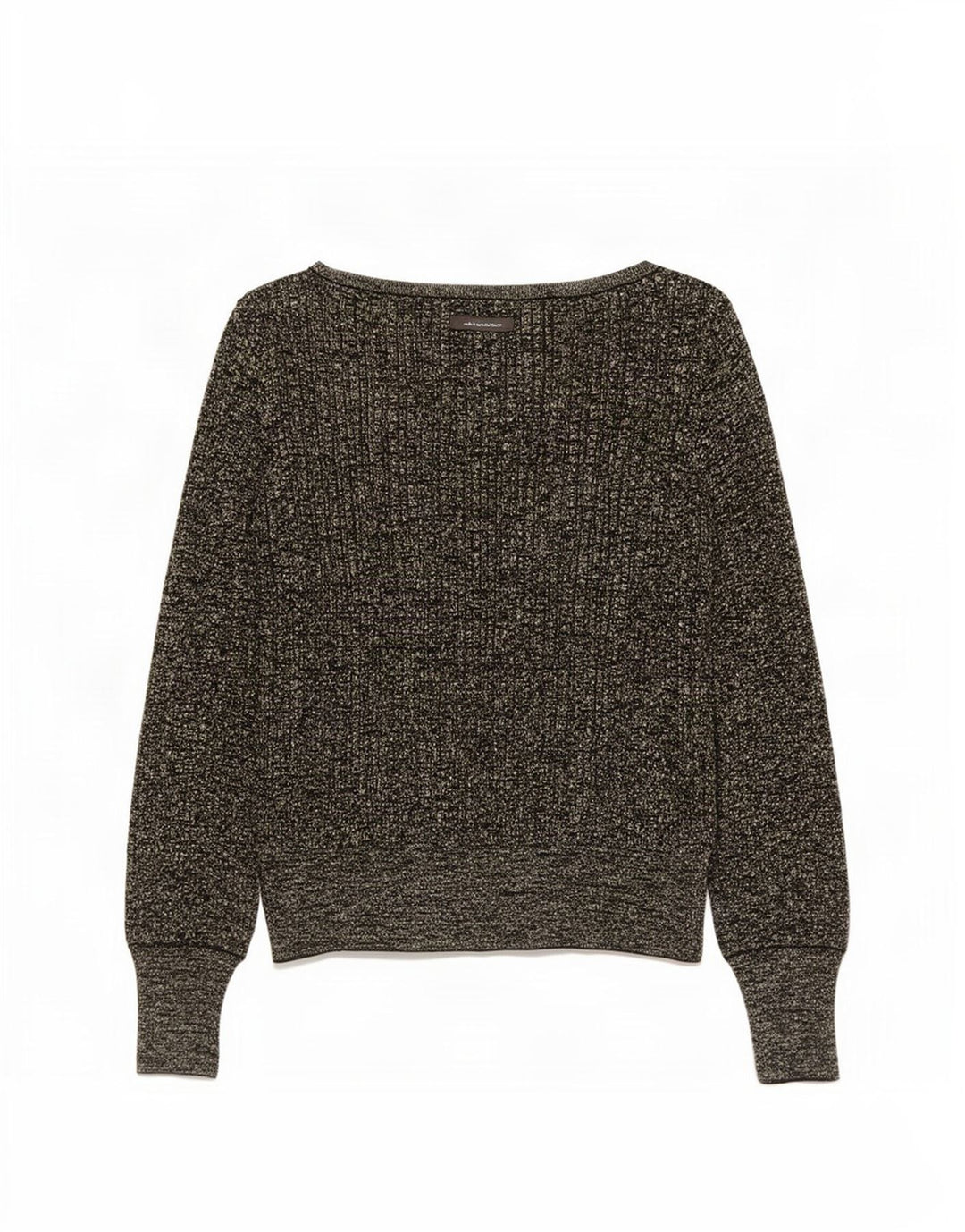 Maglione da donna Marks & Spencer con scollo a barca UK 12 Viscosa nera media