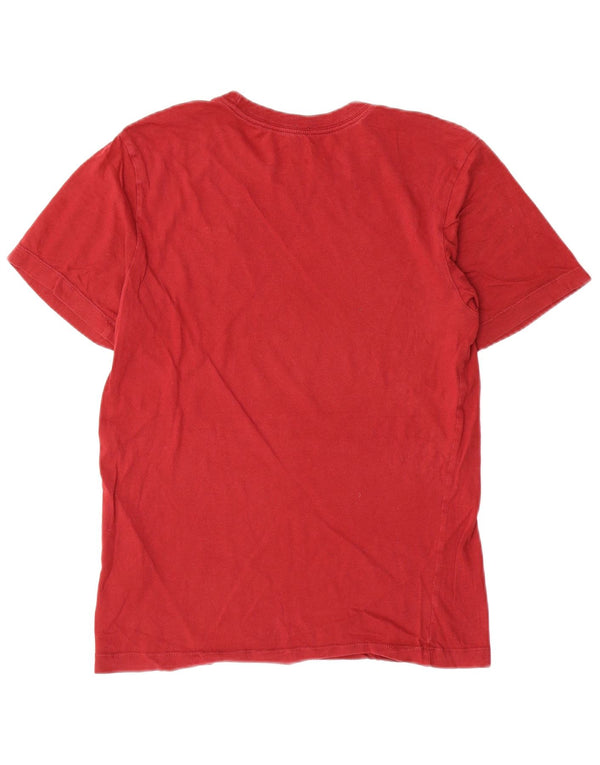 Nike Mens T-Shirt Top XS Red Cotton