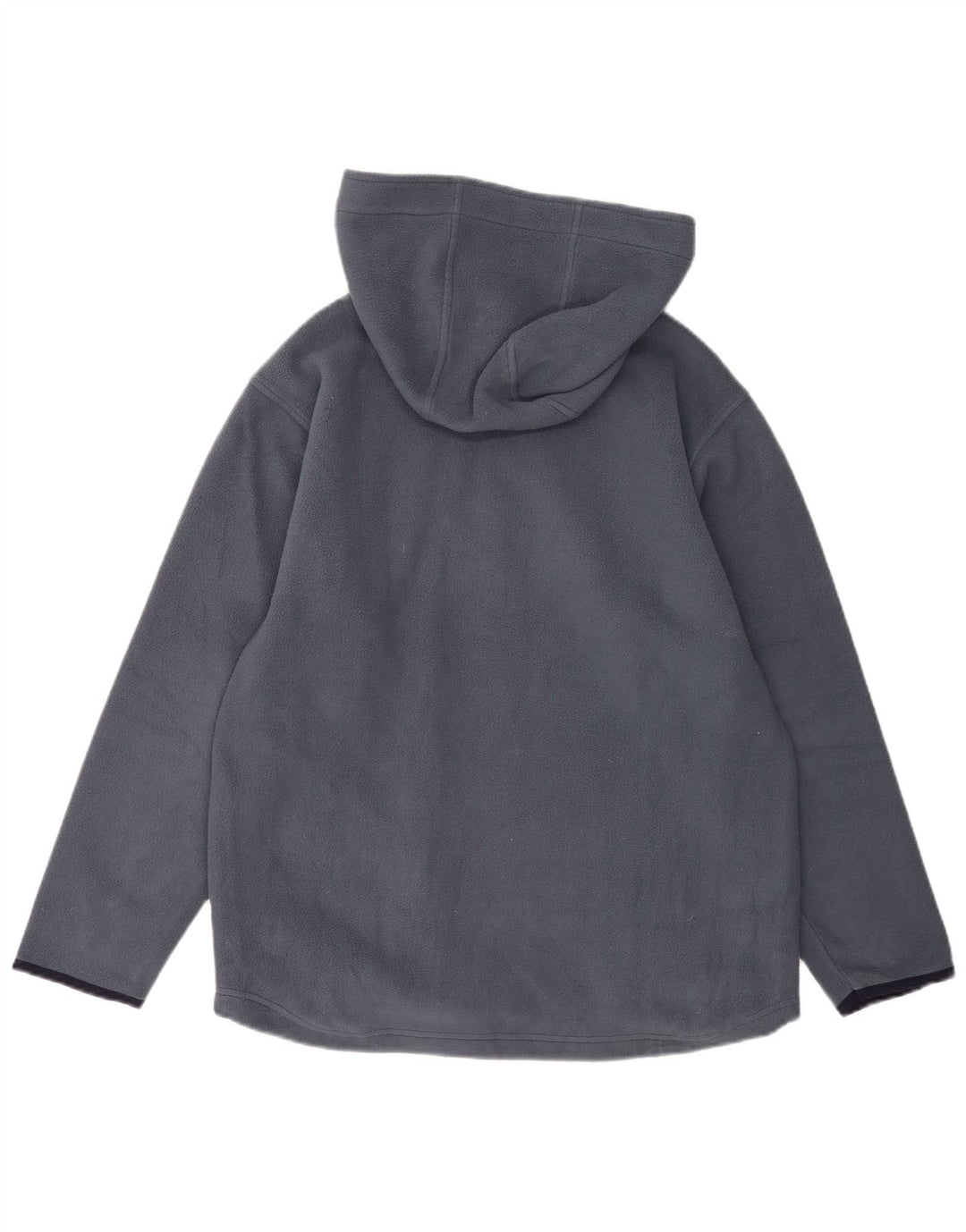 Maglione in pile da uomo Kappa con cappuccio e zip, blu medio, in poliestere