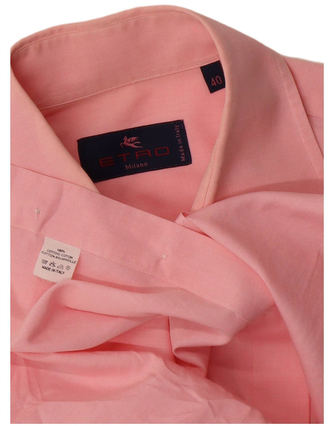 Camicia Milano da uomo Etro taglia 40 cotone rosa medio