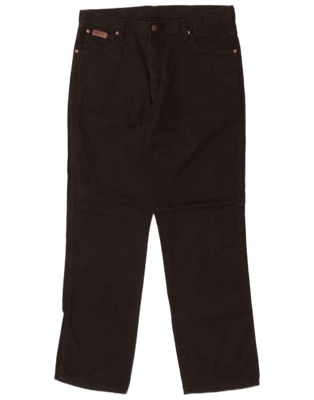 Jeans dritti da uomo Wrangler Ohio W36 L32 cotone nero