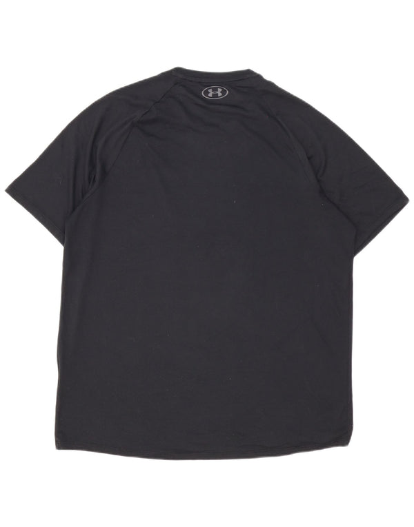 Maglietta Under Armour da uomo Heat Gear, grande, nera