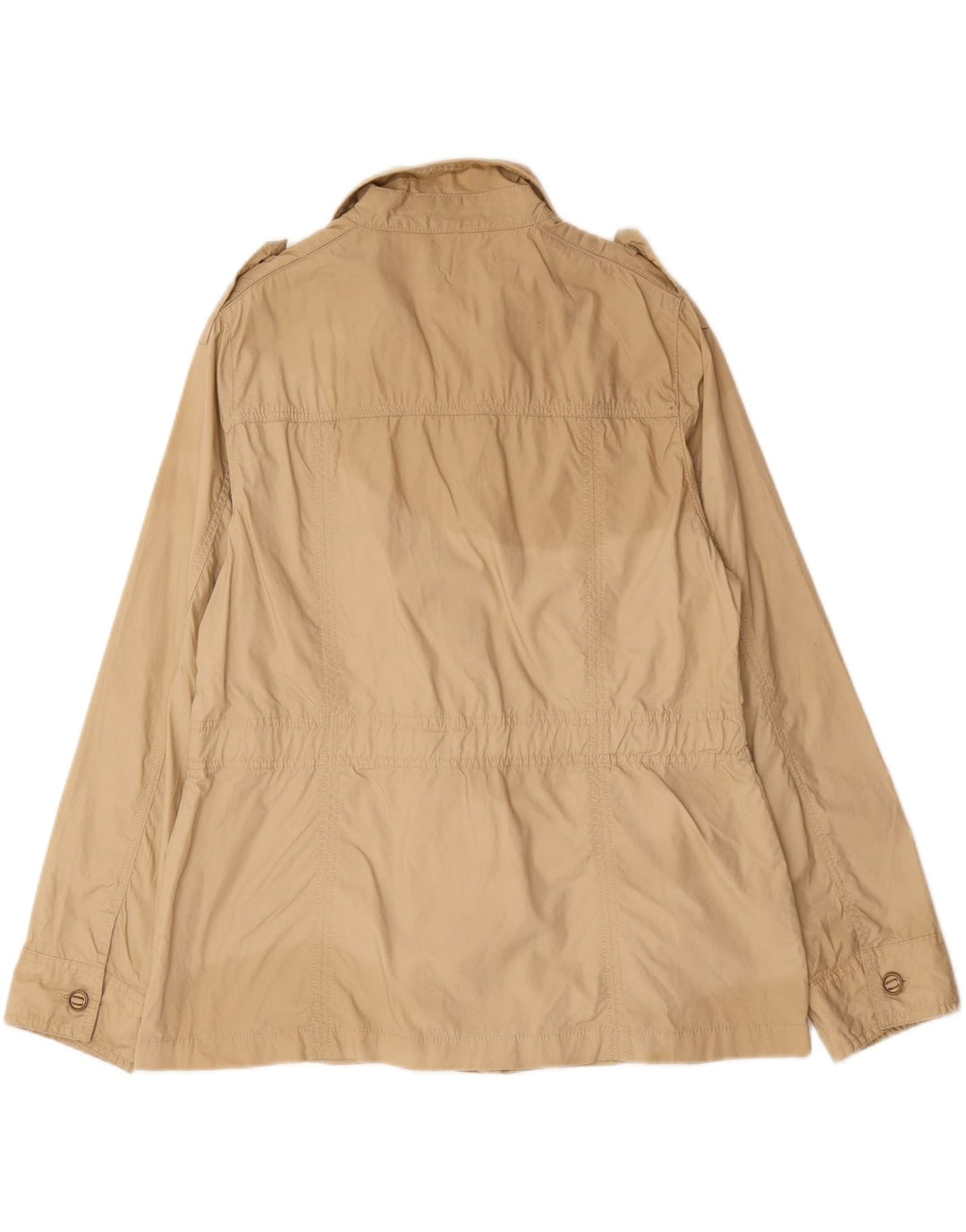 Giacca militare da donna Marks & Spencer UK 16 grande cotone beige