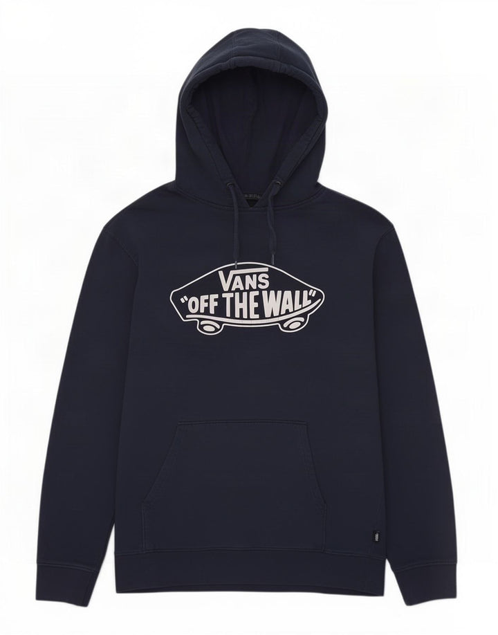 Felpa con cappuccio grafica da uomo Vans Large blu navy