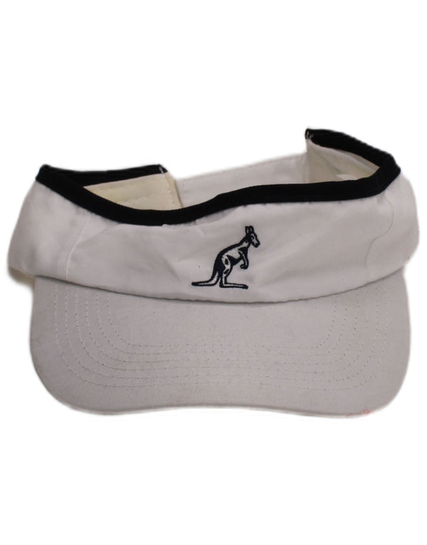 AUSTRALIAN L'ALPINA Cappellino con visiera grafica da donna Taglia unica Bianco Sportivo