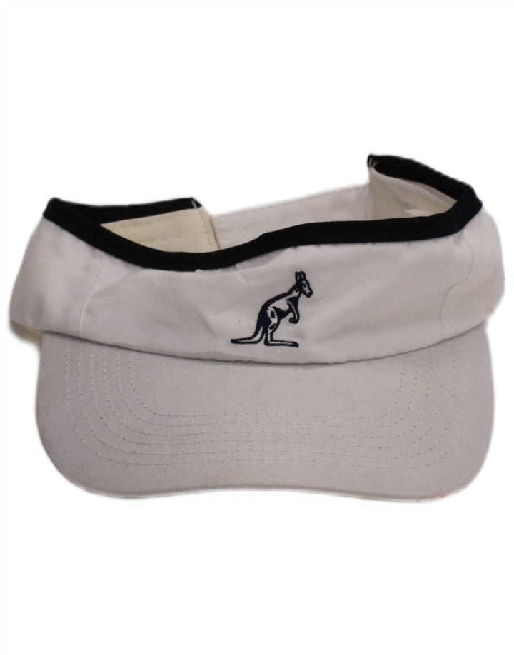 AUSTRALIAN L'ALPINA Cappellino con visiera grafica da donna Taglia unica Bianco Sportivo