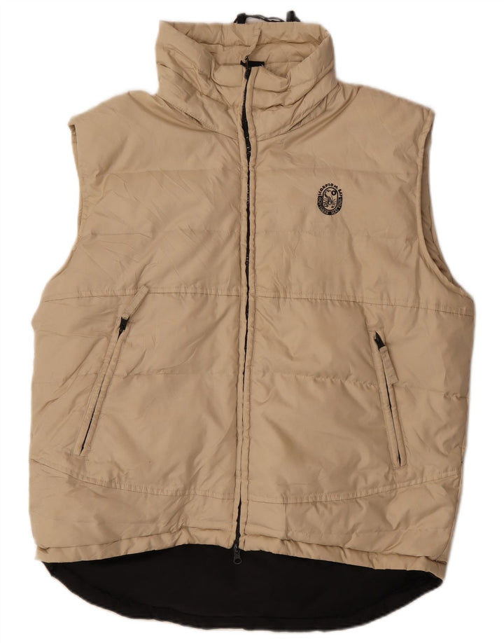 Gilet imbottito da uomo Scorpion Bay UK 38 Poliestere beige medio