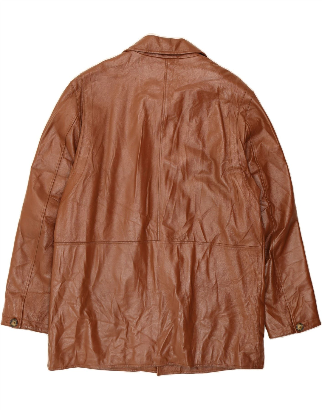 DANDY Mens Leather Jacket IT 54 2XL Brown Leather Vintage Dandy and Second-Hand Dandy from Messina Hembry 