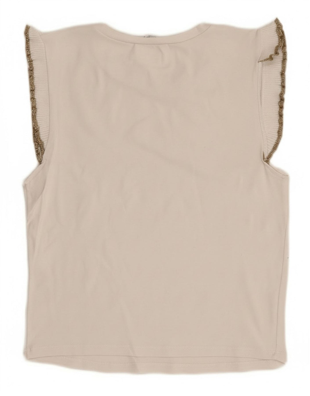Top senza maniche in camicetta da donna Zara UK 12 bianco medio